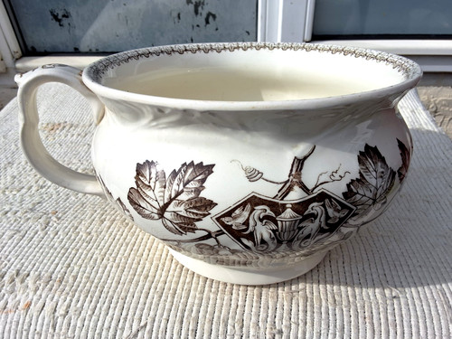 Antique hill pottery bootie - antique, &