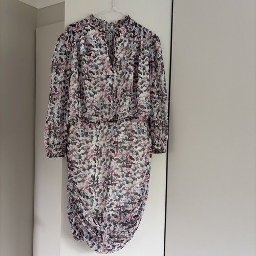 Reiss floral high neck ruched - high,