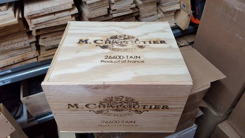 Wooden wine box - wooden, with