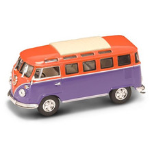 VW MICROBUS 1962 ORANGE/PURPLE