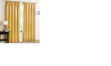 Pencil Pleat Thermal Blackout Curtains Pair Ready made with 2 FREE Tie Back