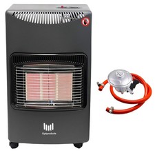 4.2Kw Portable Home Gas Heater Fire Calor Gas Cabinet With Regulator Hose Wheels