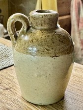 1880’s Victorian Two-Tone Stoneware Flagon - MINIATURE SAMPLE Size: Awesome (GC)