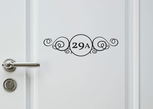 Custom house number - front, door