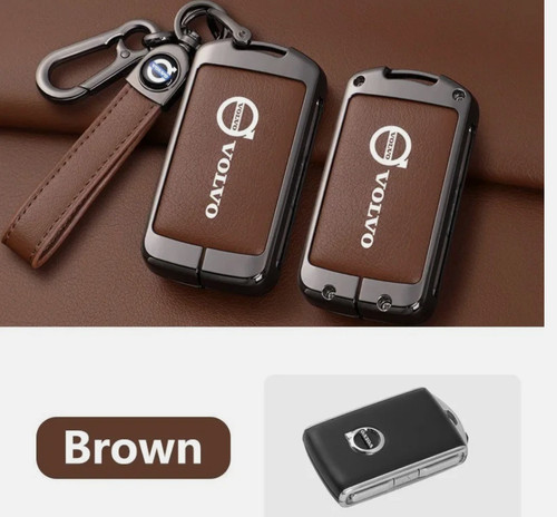 Leather remote car key - key, case