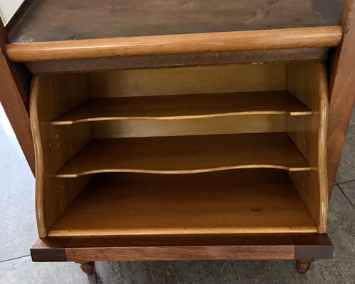 Vintage oak piano - vintage, stool