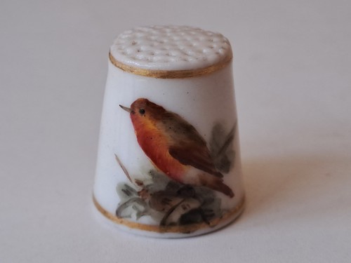 Royal worcester bird thimble - royal,