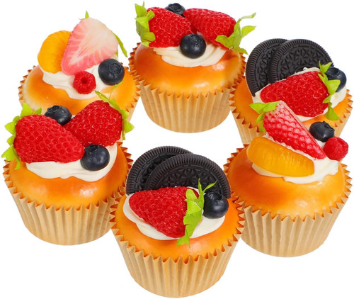6pcs artificial cake fake - cake,,