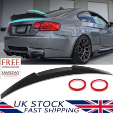For BMW 3 SERIES E92 2005+ REAR BOOT SPOILER TRUNK LID WING M4 STYLE GLOSS BLACK