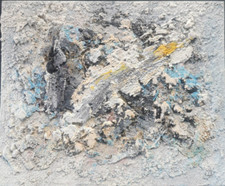 Iris Art – Original John kingerlee  -  oil on board, earth landscape series