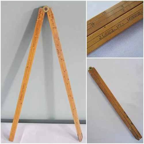 Antique excise rule boxwood - antique,