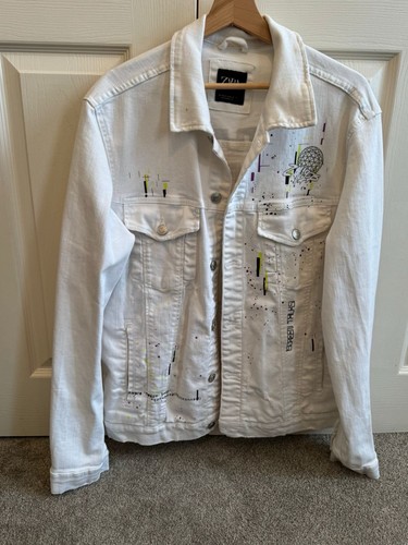 Zara white denim jacket - zara,