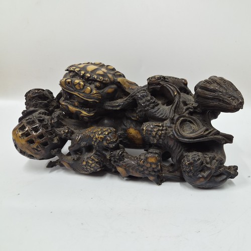 Vintage carved chinese foo - vintage,