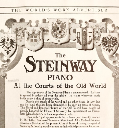 Steinway and sons - piano, 1908