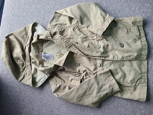 Green girls rain jacket baby - rain, jacket,