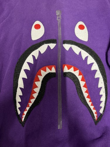 Bape purple crew neck - bape,