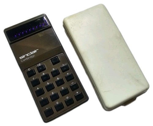 Sinclair cambridge calculator - cambridge,