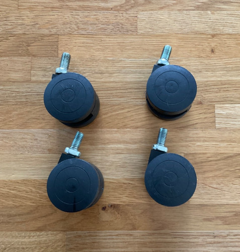 Ikea alex black - 4x, plastic