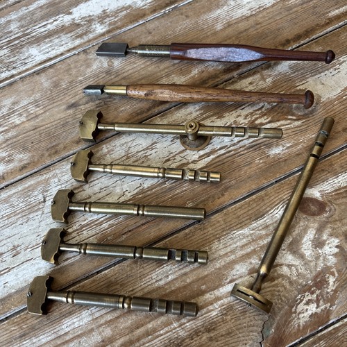 Vintage brass glass - vintage,