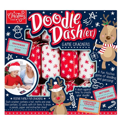 Christmas crackers pack 22cm - christmas,