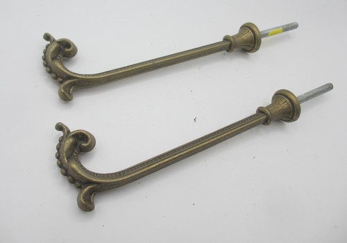 Vintage brass curtain - brass, tie