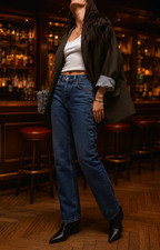 Topshop Womens Dad Jeans In