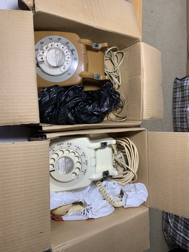 Rotary telephone vintage est - vintage,