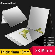 8K Mirror Polished Stainless