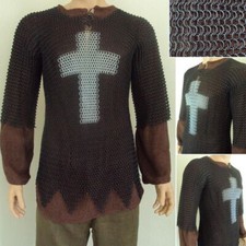 Templar Chainmail Half Sleeve Haubergeon. Perfect For Re-enactment & LARP