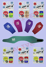 EAR BAND-IT Original Swimming HEADBAND Earband Putty Buddies Silicone Earplugs 