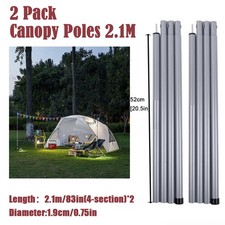 2 Set 2M Tent Poles Support