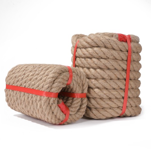Natural jute rope strong - natural,