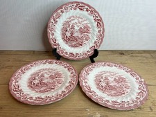 Vintage Set of 3 Red & White