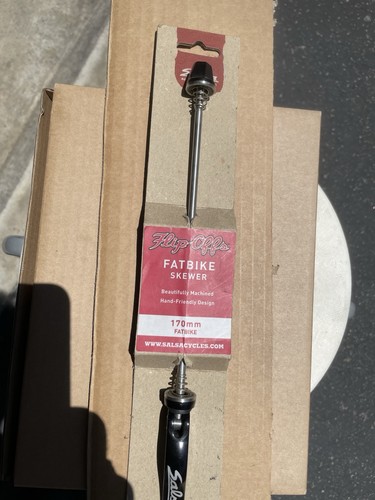 Salsa quick release 170mm fat - release,