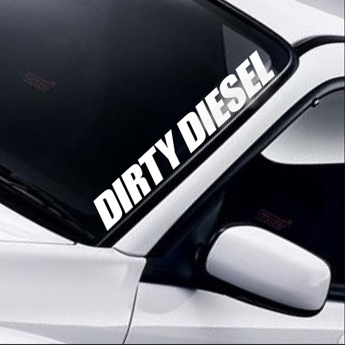 Dirty diesel windscreen - dirty,