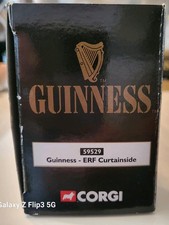Corgi Guinness ERF Curtainside Truck Lorry 59529 1:64 Scale Vintage 1999