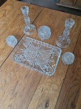 Vintage Moulded Glass Dressing