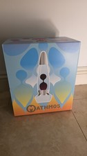 Mathmos EVO CANDLE powered Lava Lamp With PINK Wax CLEAR Liquid