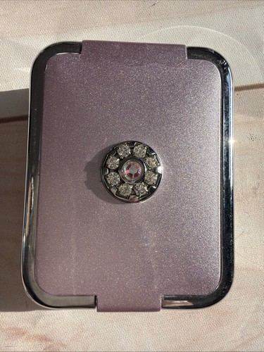 Pink and silver trinket - pink, box