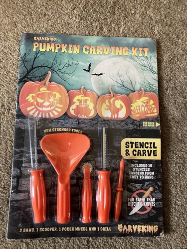 Pumpkin carving kit - pumpkin,