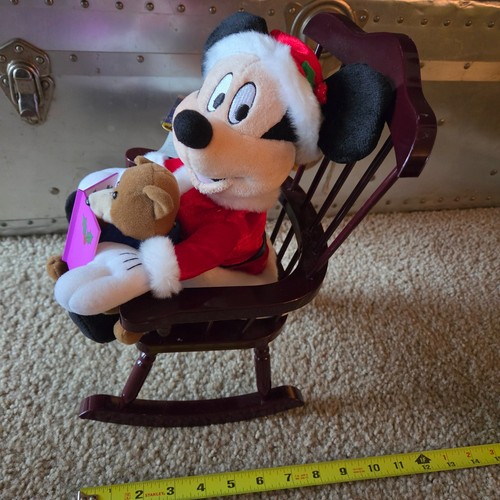 Vtg gemmy disney santa mickey - disney,