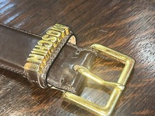 Moschino Leather Belt - Dark