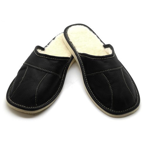 Mens sheepskin slippers mule - mens,
