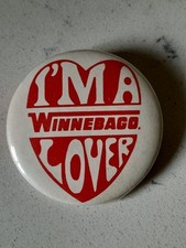 I’m a Winnebago Lover Vintage 1970s Pinback Button 2"