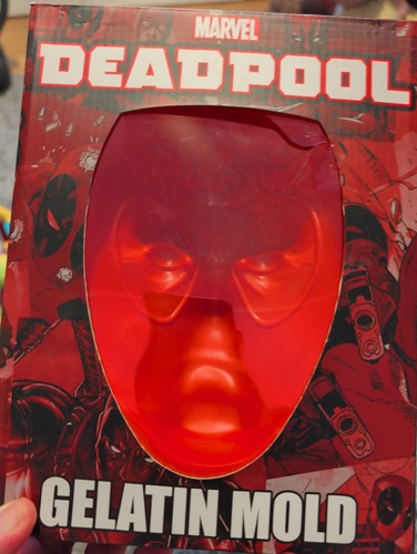 Marvel deadpool gelatine mould - marvel,