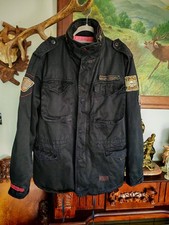 Alpha Industries Mens Jacket L Shift M-65 Style Black Skull