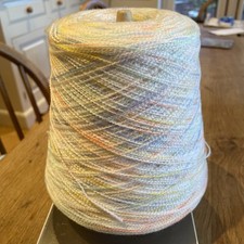 474g Multicoloured Cone Of Knitting Machine Yarn