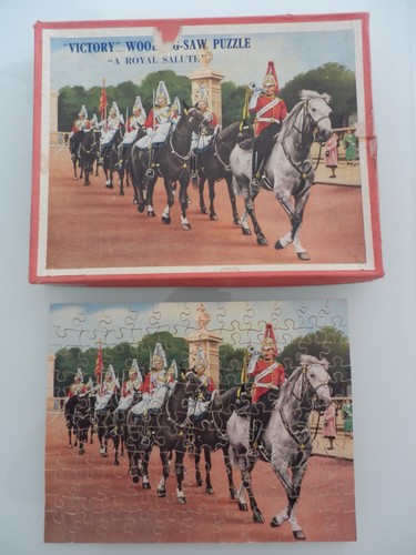 Vintage victory wooden jigsaw - vintage,