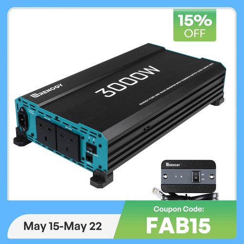Renogy 3000w 12v pure - renogy,