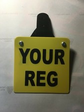 Trials Bike Rear Number Plate Beta, Gas Gas, Sherco, Scorpa, Montesa, TRS. SSDT